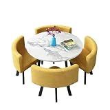 The set includes all tools and clear instructions for quick assembly, so you can have your new dining set ready in under an hour. The smooth tabletop and stain-resistant fabric are designed for easy cleaning, making this set ideal for busy city dwellers.