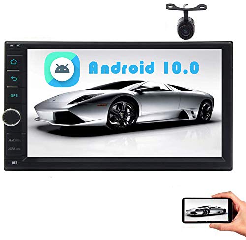 EINCAR Doble 2 DIN Android Stereo 10.0 GPS navegación del Coche de 7 Pulgadas en el Tablero de Radio de Coche con Soporte Bluetooth Reproductor de vídeo de Alta definición de Pantalla táctil, Wi-Fi
