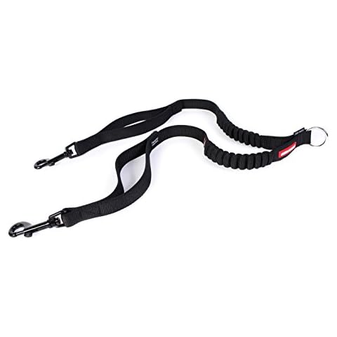 EzyDog Zero Shock Coupler with Traffic Control, 24-Inch, Black Cover