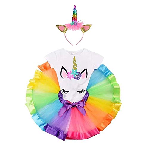 Z-YQL - Falda - para niña Multicolor multicolor M