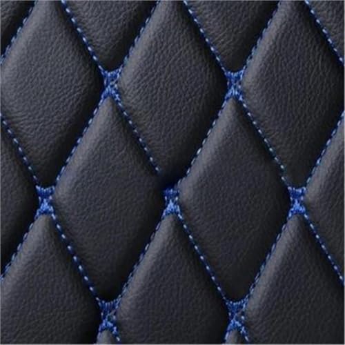Tapis de sol de voiture haut de gamme Skoda Kamiq 2018-2023 noir bleu