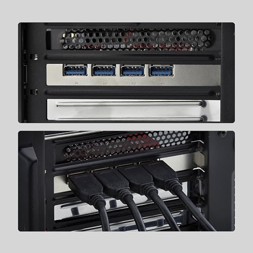 Image of StarTech 4-Port USB-A 10Gbps PCIe Card, TAA (P10Q4A-USB-CARD) | 4x Independent USB 3.2 Controllers, PCI Express 3.0 Expansion Card