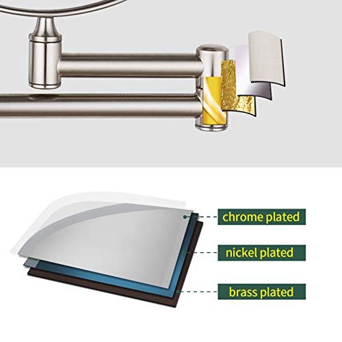 Nicesail NV1406N-8X5 Wall Mount Makeup Mirror thumb #2