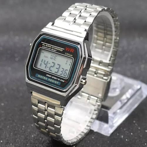 Image of Acnos Premium Brand Digital 4 Colours Square Dial Unisex Wrist Watch for Men Women Pack of 1 (WR)