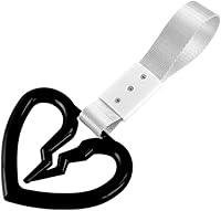 Vista 14 de Q1-TECH, JDM Tsurikawa - Anillo japonés para metro, tren, autobús, mango de coche, correa de mano con mango de corazón roto y correa de mano