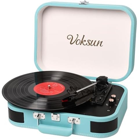 Platine Vinyle VOKSUN Bluetooth Vintage Cover