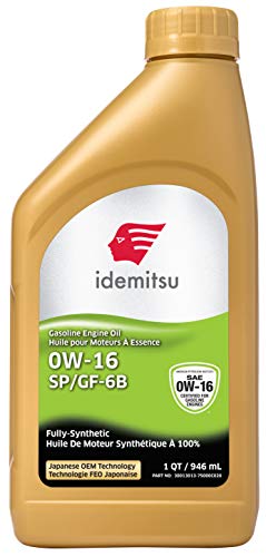 Aceite para motor sintético 0W-16 Idemitsu 1QT