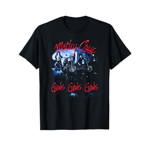 Mötley Crüe - Girls Girls Girls Tracklist Tシャツ