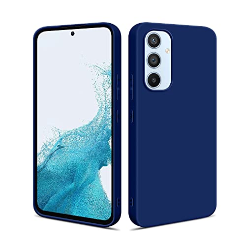 HSP Funda para Samsung Galaxy A54 5G [Resistente al Polvo] Carcasa Protectora Silicona TPU | Anti-arañazos Antigolpes Anti-Choques | Protección de cámara | Suave Blanda Delgada Case | Azul