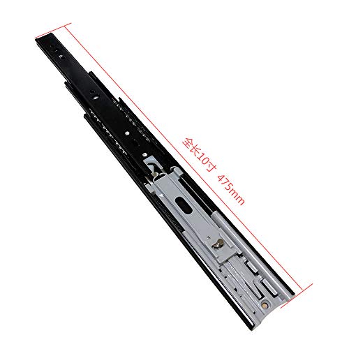 NUZAMAS 2 coppie di guide scorrevoli in acciaio