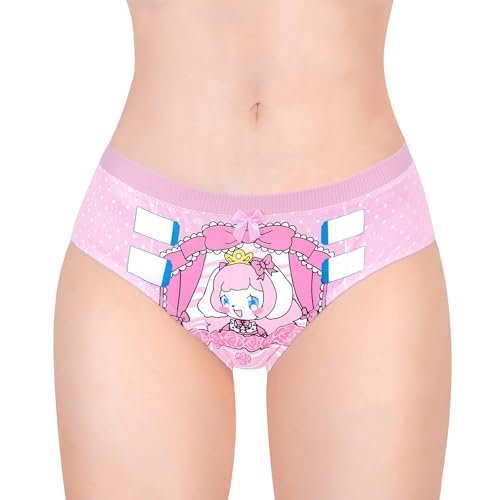 LittleForBig Sous-vêtements doux et soyeux pour femme - Culotte hipster confortable - Babydoll Little Beauty « Oopsie », rose, M