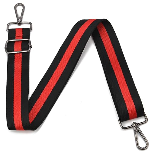 Image of Purse Strap Gold Hardware Replacement Crossbody Bag Strap, Wide Adjustable Shoulder Strap