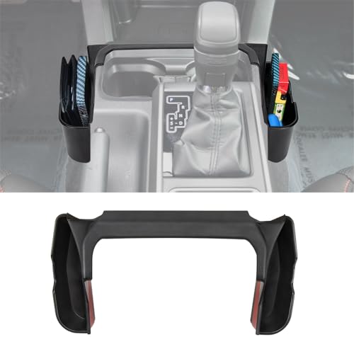 Carwiner Gear Shift Center Console Organizer Storage Tray Compatible with Toyota Tacoma Accessories 2016-2022 2023 Interior Accessory Holder Box