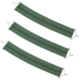 KOMBIUDA Cinghie di Ricambio per Sedia da Esterno 3 Pezzi Verde