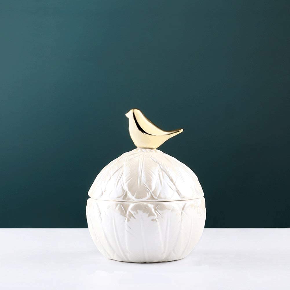 EIERFSKIOT urn vase cremation Urn for Human Ashes Pet Cremation Urns Human Small Memorial Urns Light Nordic Style Sealed Ceramic Memorial Jar, Dog, Cat Pet Cremation Urn for Ashes Urns(Size:9X 12cm)