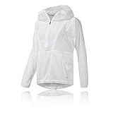 Reebok Damen Packable Woven Anorak Jacke, Weiß (Weiß), L