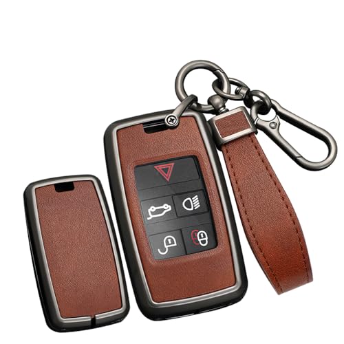 Coque de clé Range Rover en motif cuir étui de protection élégant pour Defender et Discovery