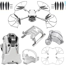 Mini 4 Pro Accessories Bundle with Propellers Blades Guard Landing Gear Gimbal Protector Leg Extensions Props Holder Strap Lens Cover for DJI Mini 4 Pro Drone Accessories Set