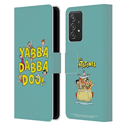 Coque Galaxy A52 Flintstones étui cuir portefeuille 2021