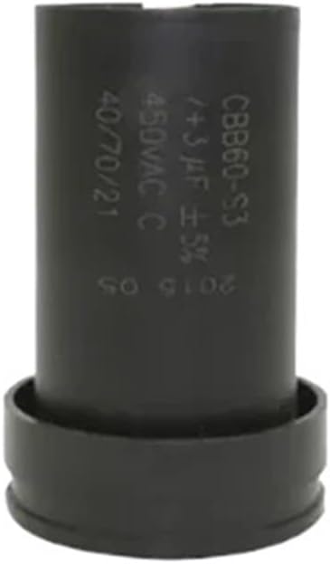 CBB60 Double Barrel Washing Machine Starting Capacitor 7UF+3UF Four-Wire Double Capacitor