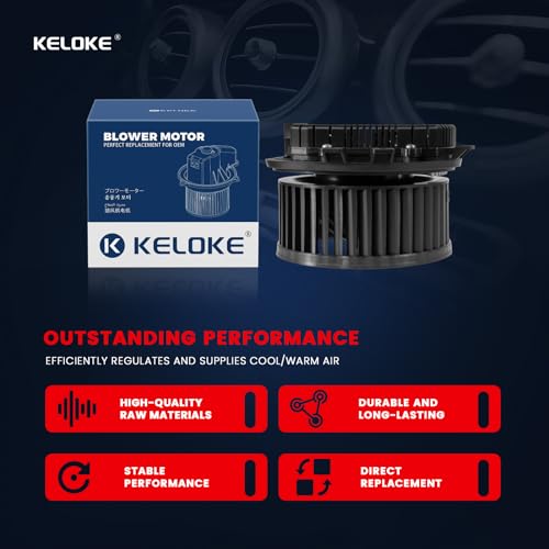 Image of KELOKE Front HVAC Heater Blower Motor Fan for Cadillac, Chevy & GMC Models