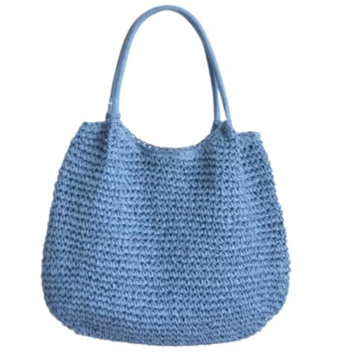 Sac en paille de grande capacité idéal pour vos vacances à la plage