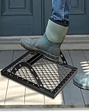 Boot Scraper Heavy Duty Metal Boot Brush Scraper Outdoor Heavy Duty Shoe Boot Mud Scraper Outdoor Boot Dirt Cleaner Shoe Brush&Boot Brush, Boot Cleaner Boot Scrubber Shoe Scrubber