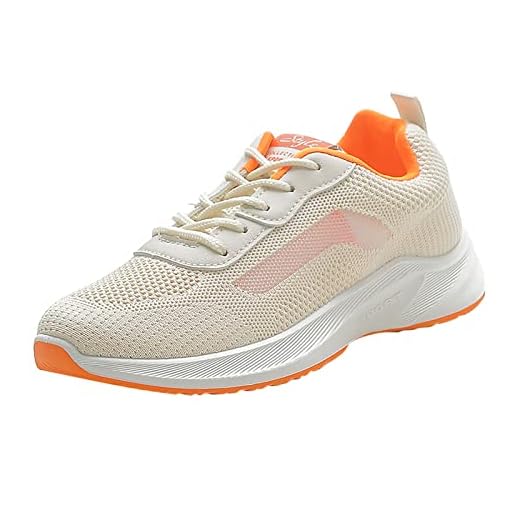 Tênis de corrida feminino de malha de malha atlética tênis caminhada respirável moda sapatos esportivos sapatos casuais de negócios para mulheres (bege, 37)