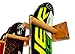 StoreYourBoard Timber Ski Wall Rack, 4 Pairs of Skis Storage, Wood Home and Garage Mount System, Natural Wood