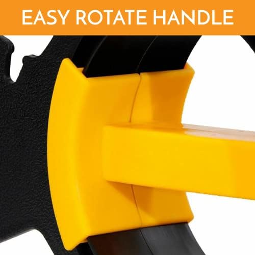 Xtremeauto Heavy Duty Black & Yellow Empty Cable Tidy Reel 25M Metre Winding Fairy Lights Caravan Leads & Cables - Easy to Wind - Caravan Storage Solution for Cables
