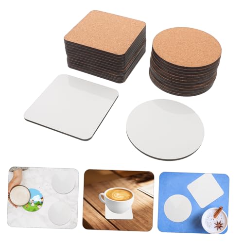 Sous-verres vides pour transfert à chaleur sublimation imprimable DIY - 8