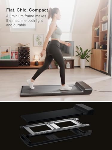 Image of WALKINGPAD A1Pro Foldable Walking Pad Treadmill for Home Office, Under Desk Treadmill with Adaptive Speed Control, Compact Design for Small Spaces, No Assembly Needed