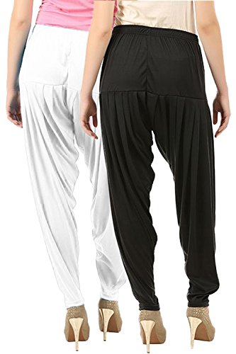 Image of Buy That Trendz Patiala Salwar for Women Relaxed Fit Viscose Patiyala Salwar Harem Bottom Pants