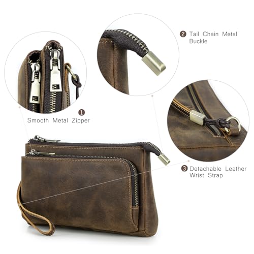 CONTACT’S FAMILY Elektronik-Reise-Organizer, Tech-Organizer, Tech-Zubehör, Tragetasche, Reise-Kabel-Organizer-Tasche (Kaffee)