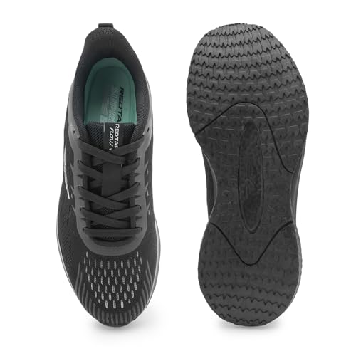 Image of Red Tape Women's Walking Shoes Black Black Mesh Round Toe Slipon