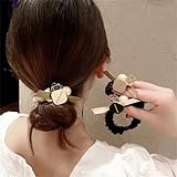 JETSO 4U ヘアゴム 3個セット おしゃれ 髪飾り 女性 簡約 ヘアアクセサリー 髪留め リングゴム シンプル かわいい ゴム 髪ゴム リングゴム 髪束ね こども 大人 通勤 レディース(1多色/3個)