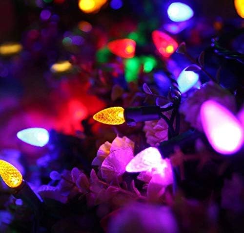 Vercico String Lights Christmas Tree Lights Multicoloured Battery Indoor/Outdoor Christmas Decoration Lights (Lights)