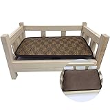 ✅ Interior o exterior: fácil de montar y desmontar para el transporte. Puedes colocar una almohadilla para perros encima de la tabla de la cama como un colchón para que sea más suave en tu sala de estar, llevarla a acampar o dejar que tu compañero se tumbe al sol.