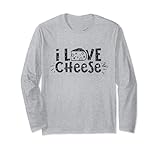 Photo Gallery i love cheese lover carino maglia a manica Photo Gallery i love cheese lover carino maglia a manica