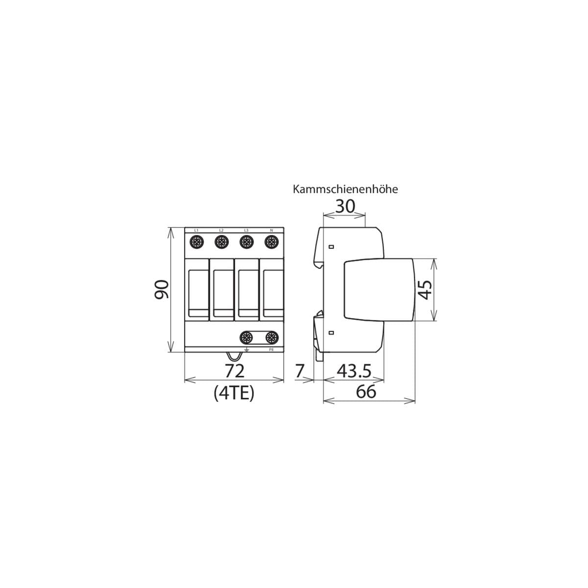 Dehn 952403 Ableiter Überspannungsschutz tipo-2 dg-m TNS 150