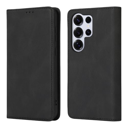 Étui Samsung S25 Ultra 5G portefeuille en cuir avec fentes cartes