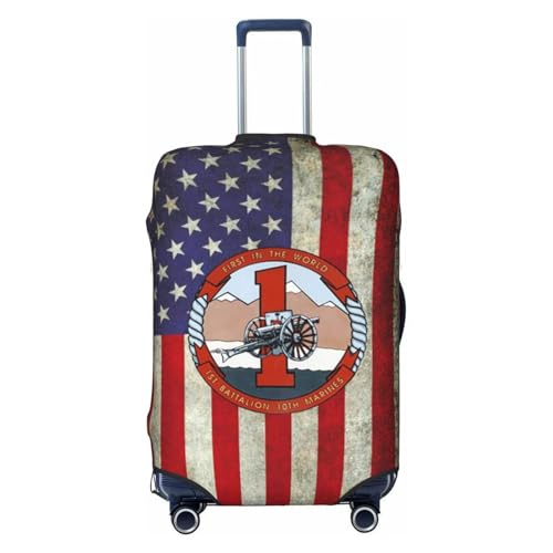 1st Battalion, 10th Marines Luggage Cover Travel Luggage Protective Cover