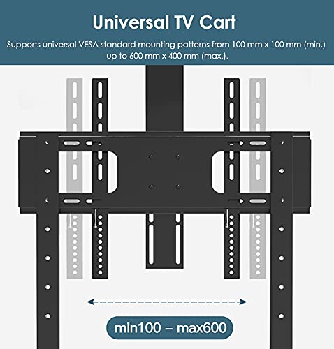 Soporte móvil ajustable para TV de 32 a 75 pulgadas miniatura 4