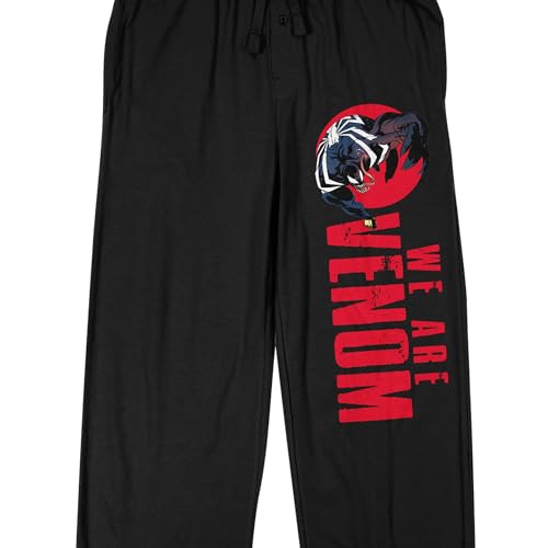 Marvel Publishing Venom We are Venom Men's Black Sleep Pajama Pants2