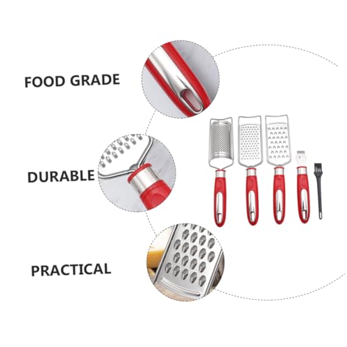 Set de ralladores 5 piezas con mango ergonómico miniatura 7