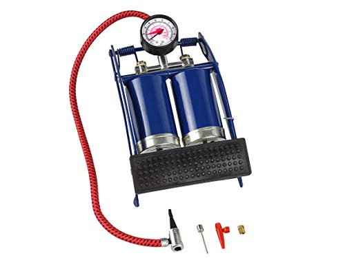 Preisvergleich Produktbild Eufab 21048 Fußpumpe 7 bar 2 Zylinder