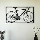 Wallity Stylish Black Decorative Metal Wall Accessory, 41 x 70 cm | 100% Steel, 1.5 mm Thick | Lightweight 0.8 kg | Perfect for Modern Home Decor