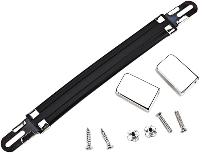 Guitar Amplifier Handle Vintage,PU Leather Internal Steel fixing Style Replacement Strap for Guitar Amplifiers Speaker
