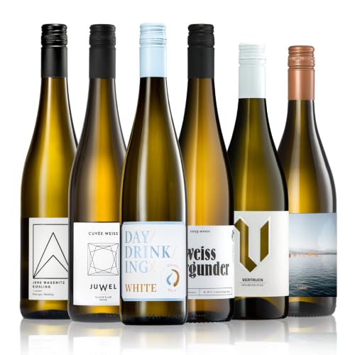 GEILE WEINE Weinpaket Weißwein (6 x 0 75) Probierpaket mit Weisswein von Winzern aus Deutschland
