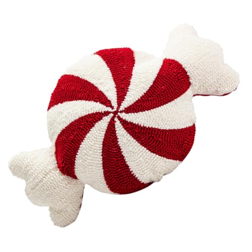Coussin de Noël en forme de bonbon UPKOCH : l'élégance festive dans votre chambre